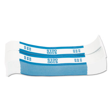 Pap-R Products Currency Straps, Blue, $100 In Dollar Bills, 1000 Bands-pack freeshipping - TVN Wholesale